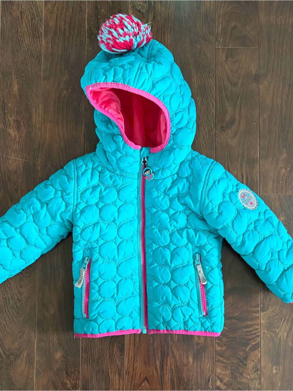 Mckinley Quilted Toddler Hooded Jacket